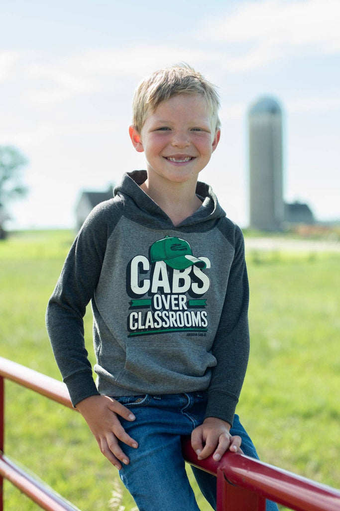 Green 'Cabs over Classrooms' Toddler/Youth Hoodie - mygreentoy.com