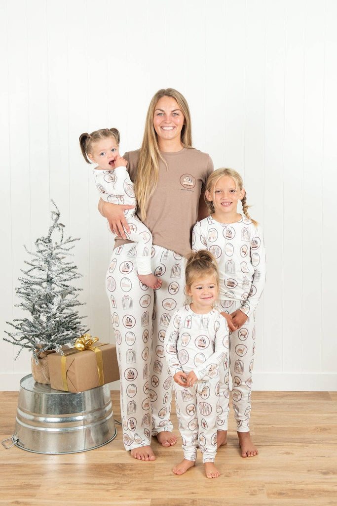 Christmas Nativity Adult Pajama Pants *PREORDER* - mygreentoy.com