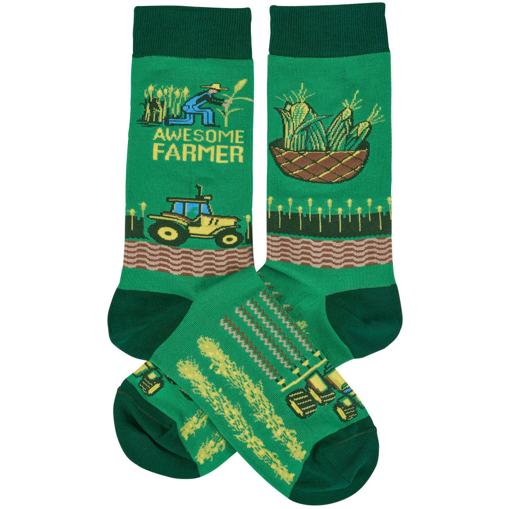 Awesome Farmer Socks - mygreentoy.com