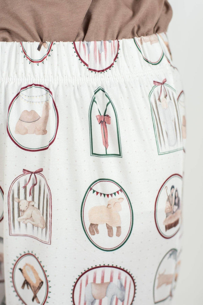 Christmas Nativity Adult Pajama Pants *PREORDER* - mygreentoy.com