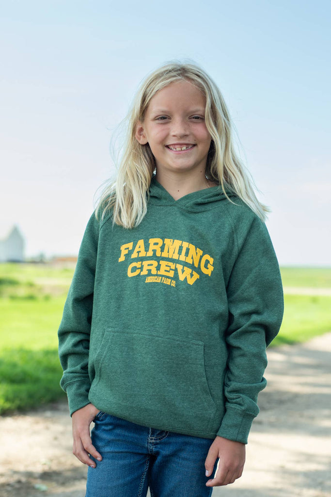 Western Green 'Farming Crew' Toddler/Youth Graphic Hoodie - mygreentoy.com