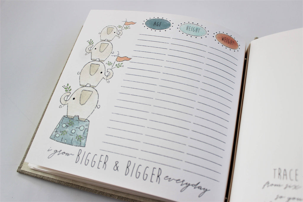 Tractor Baby Memory Book - mygreentoy.com