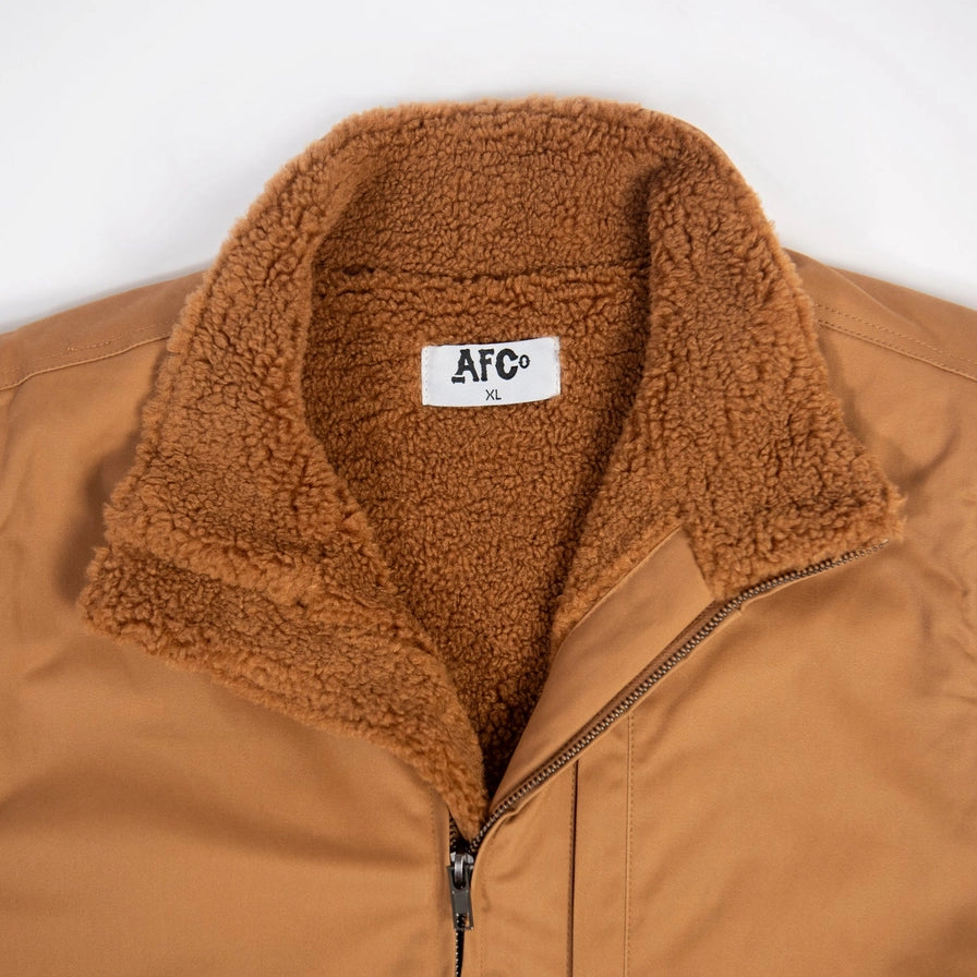 Western Afc Sherpa Lined Brown Vest - Adult - mygreentoy.com