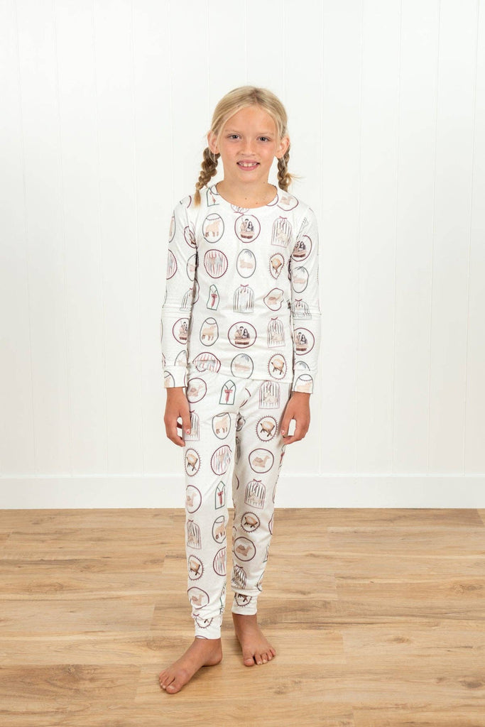 Christmas Nativity Toddler/Youth Pajama Set - mygreentoy.com