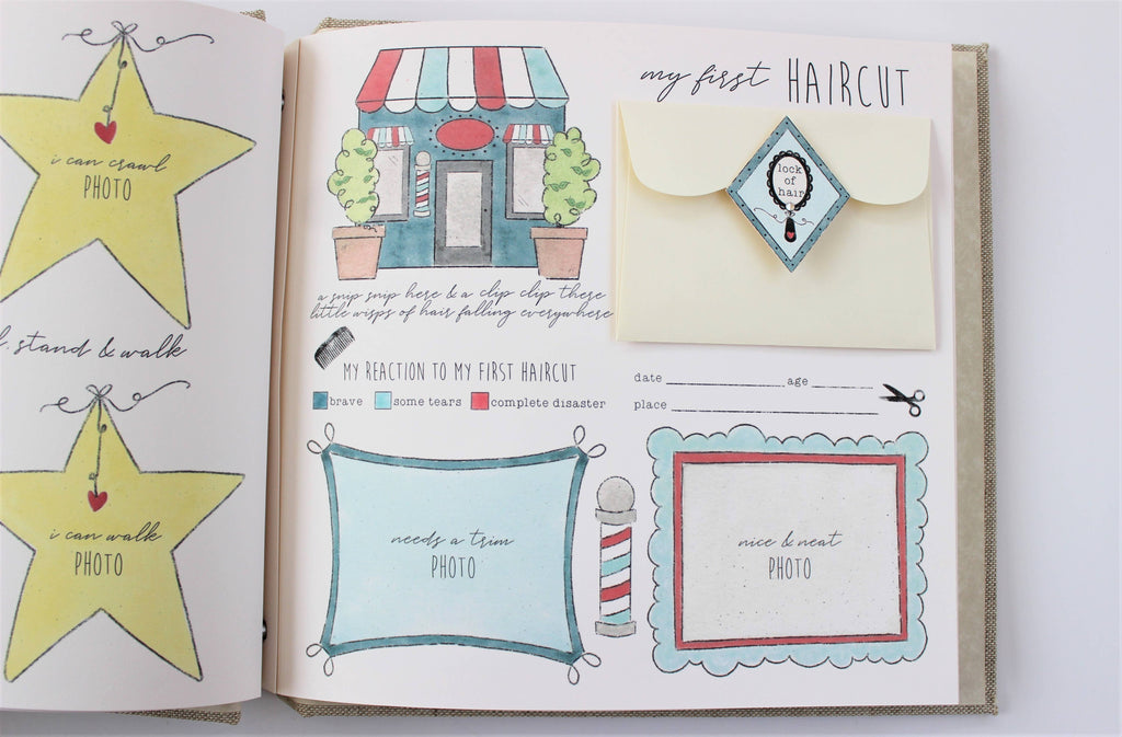 Tractor Baby Memory Book - mygreentoy.com