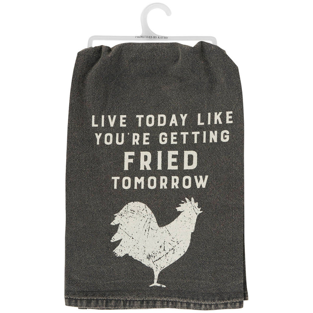Live Today Kitchen Towel - mygreentoy.com