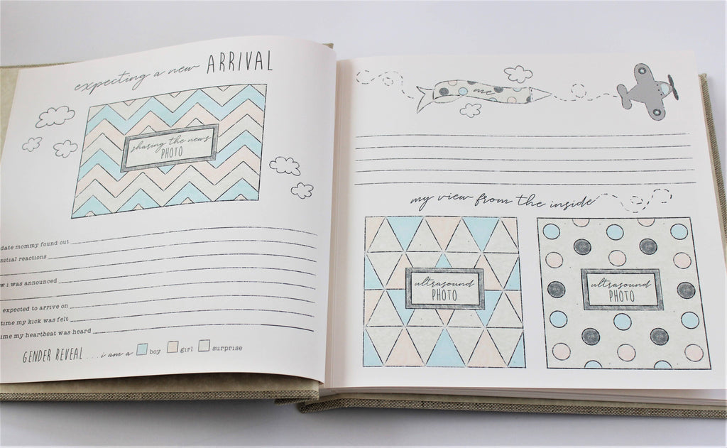 Tractor Baby Memory Book - mygreentoy.com