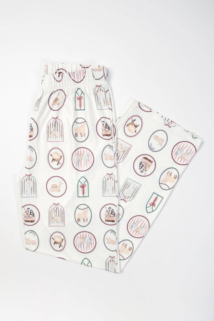 Christmas Nativity Adult Pajama Pants *PREORDER* - mygreentoy.com