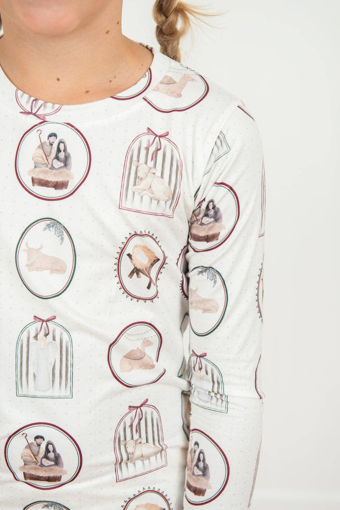 Christmas Nativity Toddler/Youth Pajama Set - mygreentoy.com