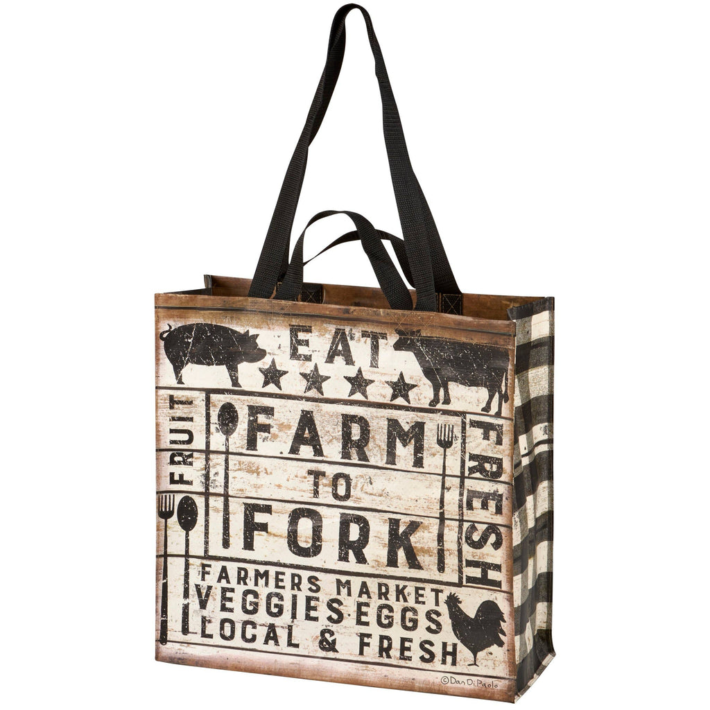 Farm To Fork Market Tote - mygreentoy.com