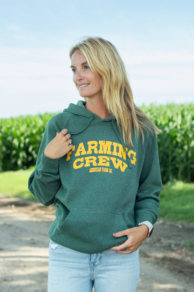Western Green 'Farming Crew' Graphic Hoodie - mygreentoy.com