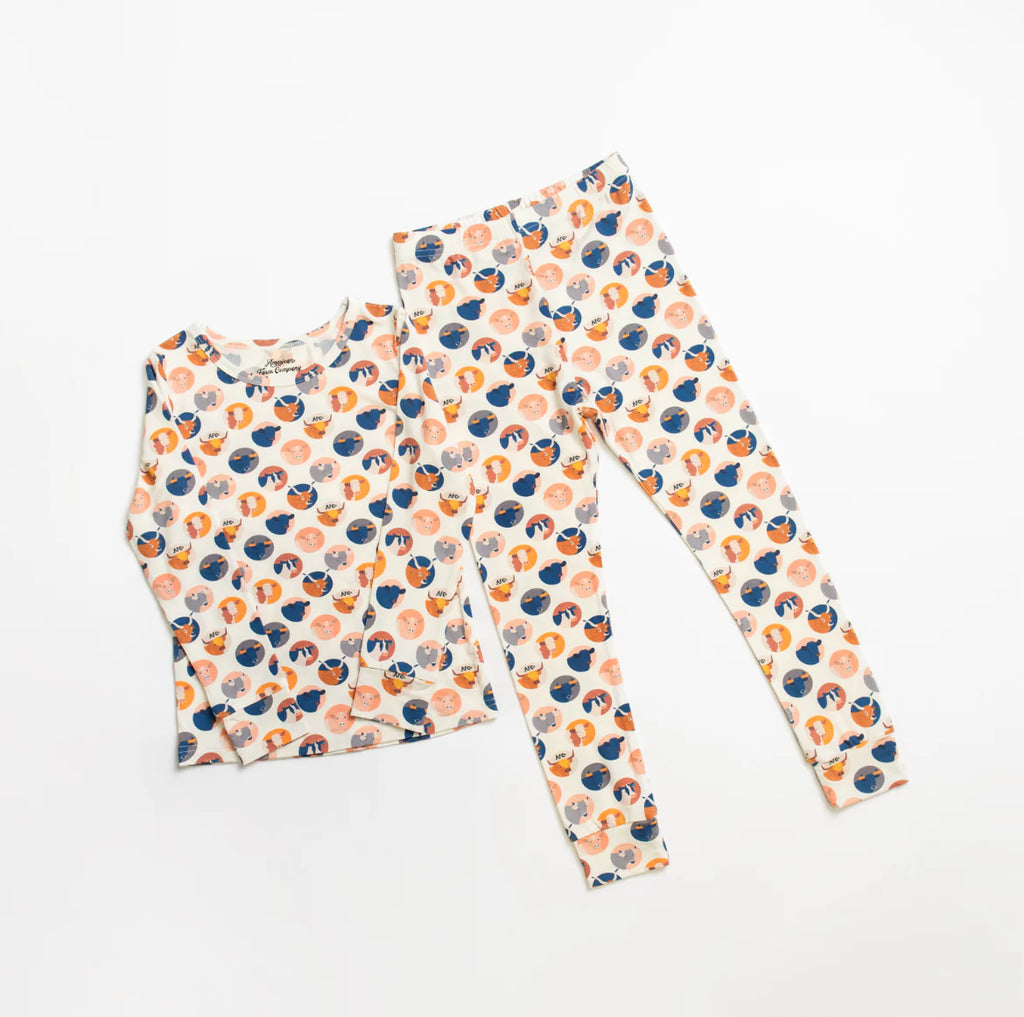 Cow Circle Pajamas - mygreentoy.com
