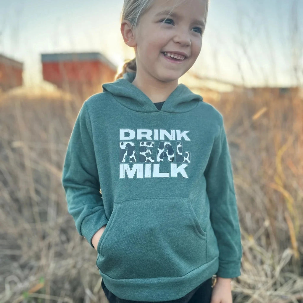 Drink Real Milk Hoodie - mygreentoy.com