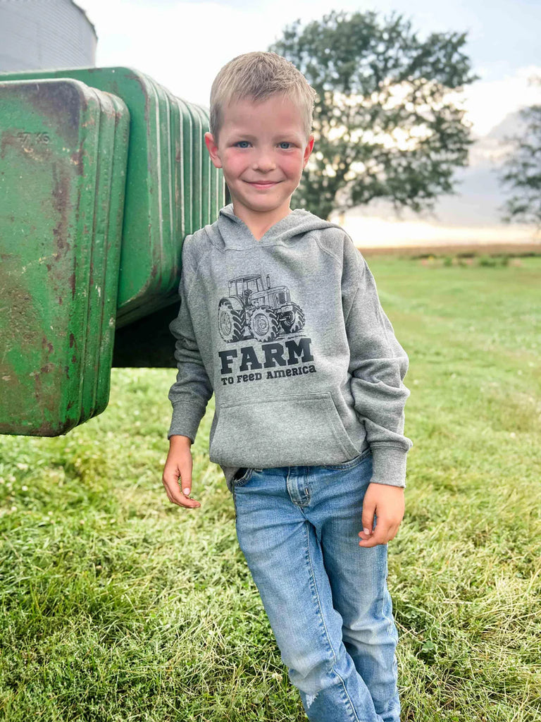 Farm to Feed America Hoodie - mygreentoy.com