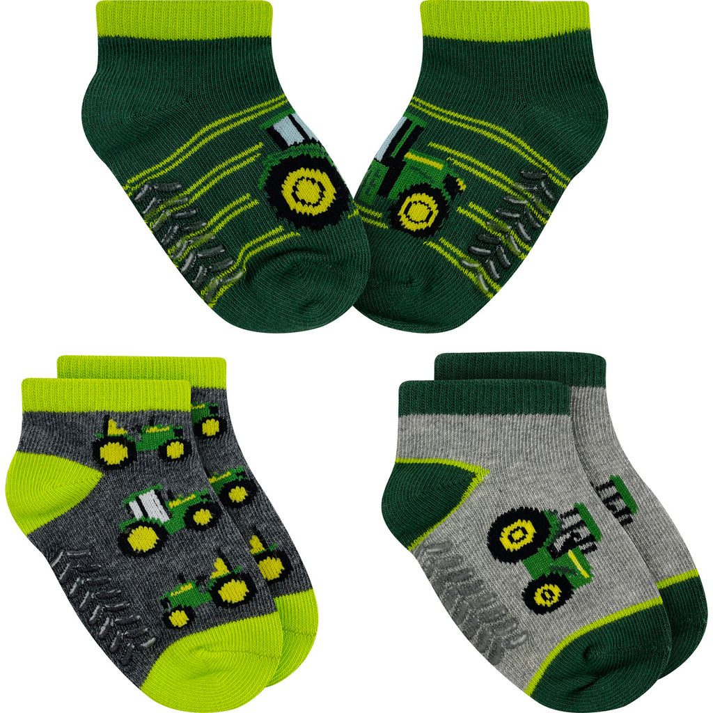 Infant Boy 3 Pack Shortie Socks - mygreentoy.com