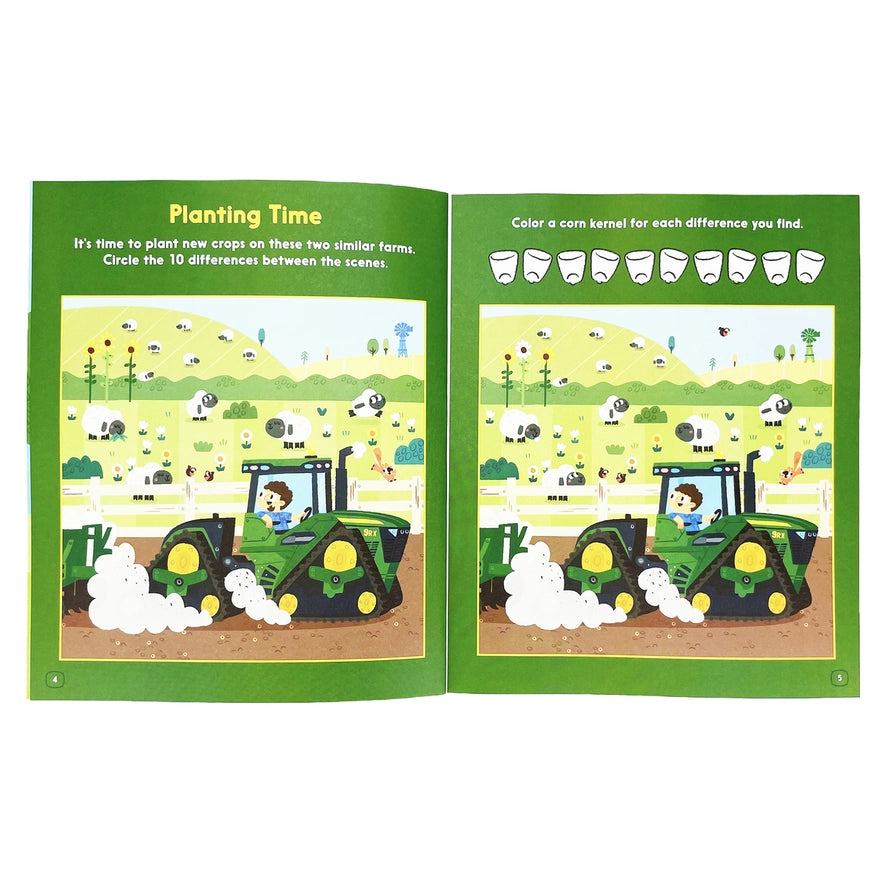 John Deere Kids Mega Machines Activity Book - mygreentoy.com
