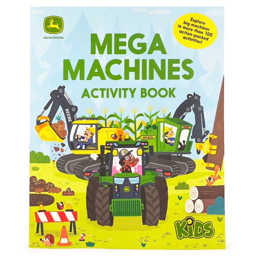 John Deere Kids Mega Machines Activity Book - mygreentoy.com