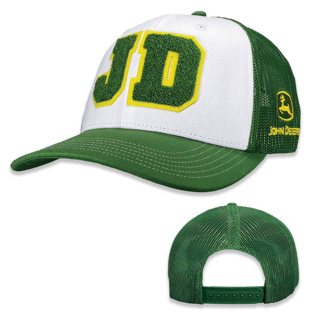 GR JD Patch Chenille Trucker Hat - mygreentoy.com