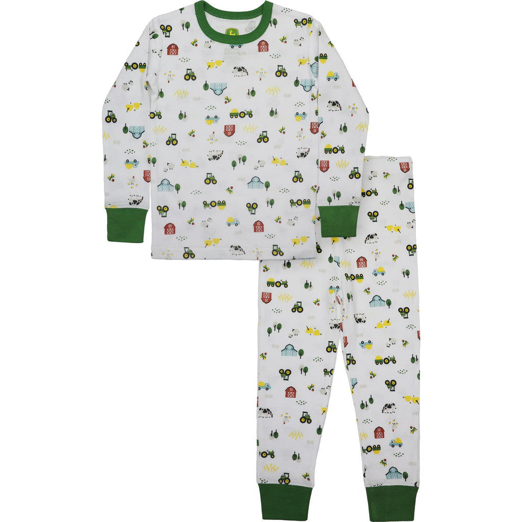 Toddler Boy PJ Set Farmland - mygreentoy.com