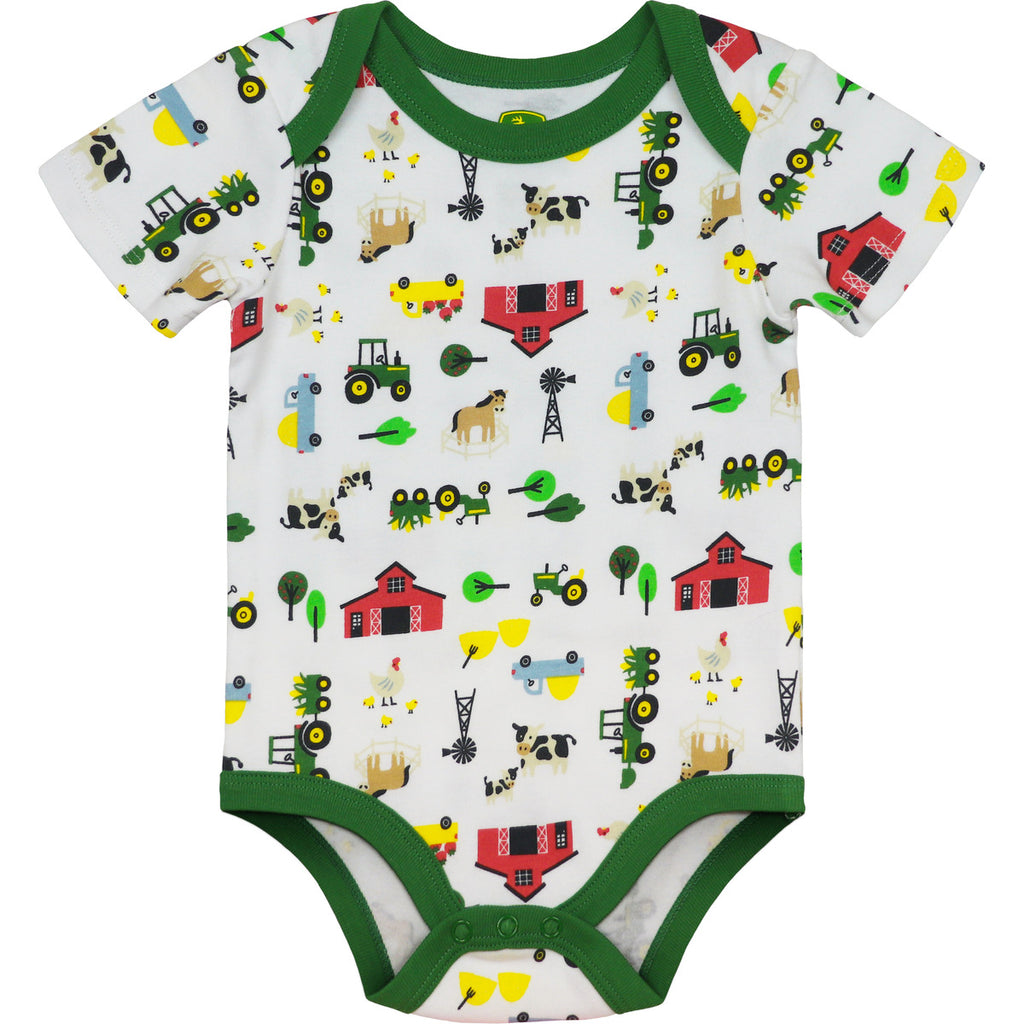 Boy Infant Bodyshirt Farmland - mygreentoy.com