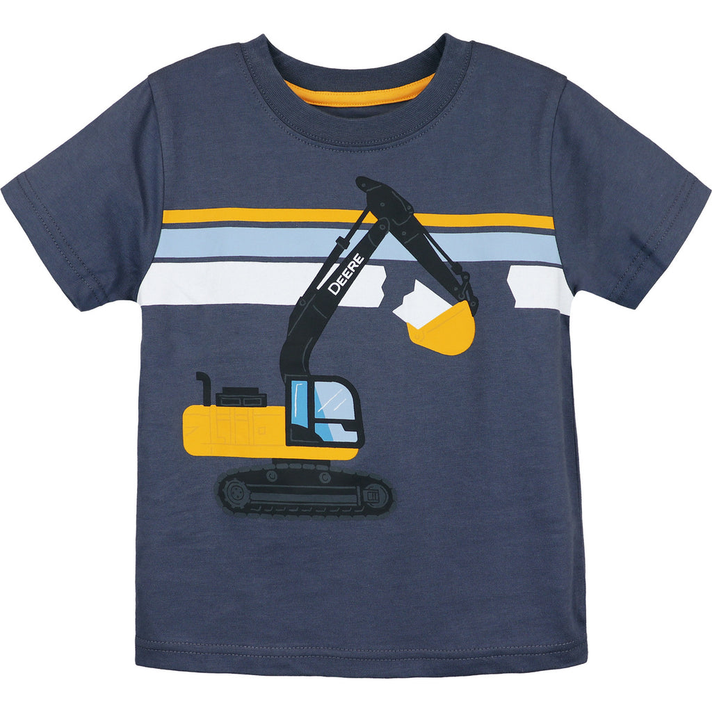 Boy Toddler Excavator Tee - mygreentoy.com