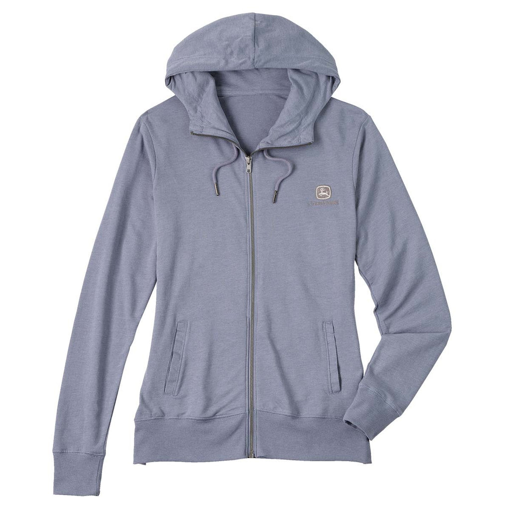 Womens Full Zip Hoodie - mygreentoy.com