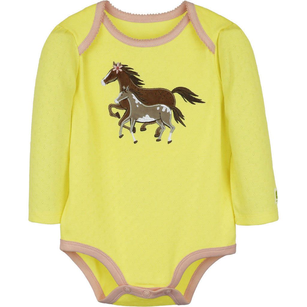 Girl Infant Bodyshirt Mama Foal - mygreentoy.com