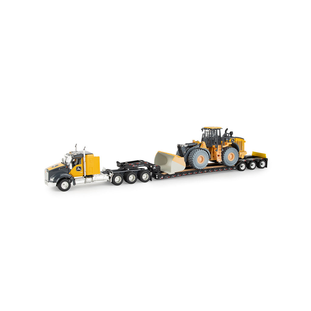 1/50 904 P-Tier Wheel Loader w/Semi - mygreentoy.com