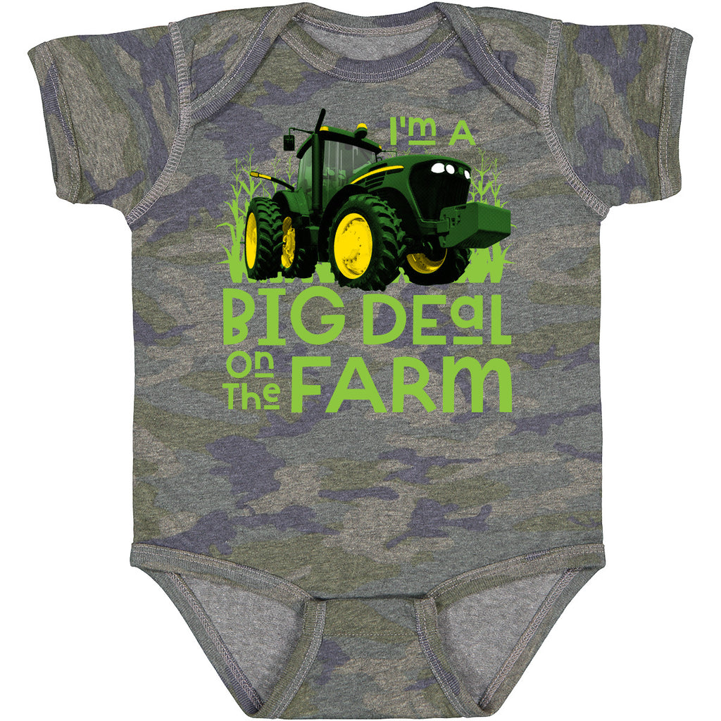 Infant CA Big Deal Farm SS Bodysuit - mygreentoy.com