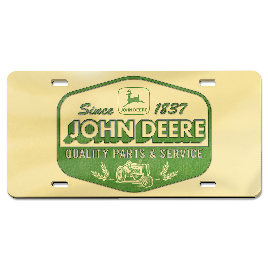 JD Retro Badge License Plate - mygreentoy.com