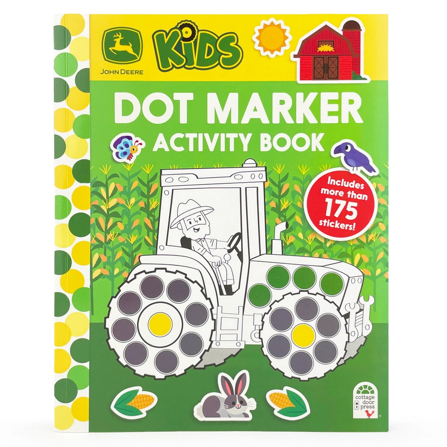 John Deere Kids Dot Marker Farm Activity Book - mygreentoy.com