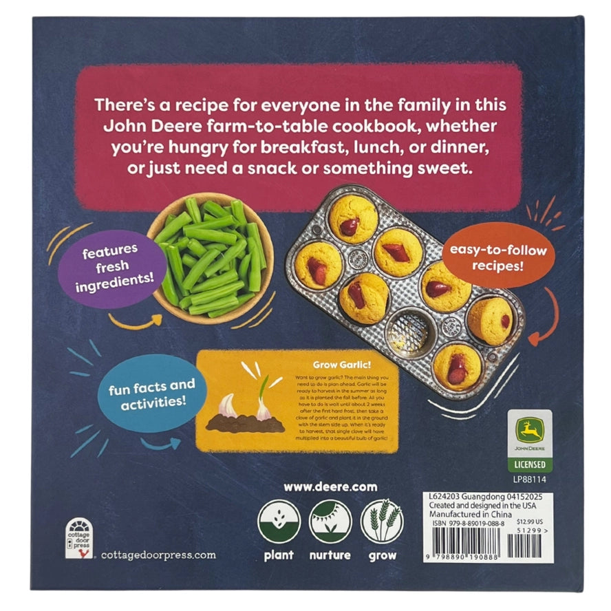 John Deere Farm To Table Kids Cookbook - mygreentoy.com