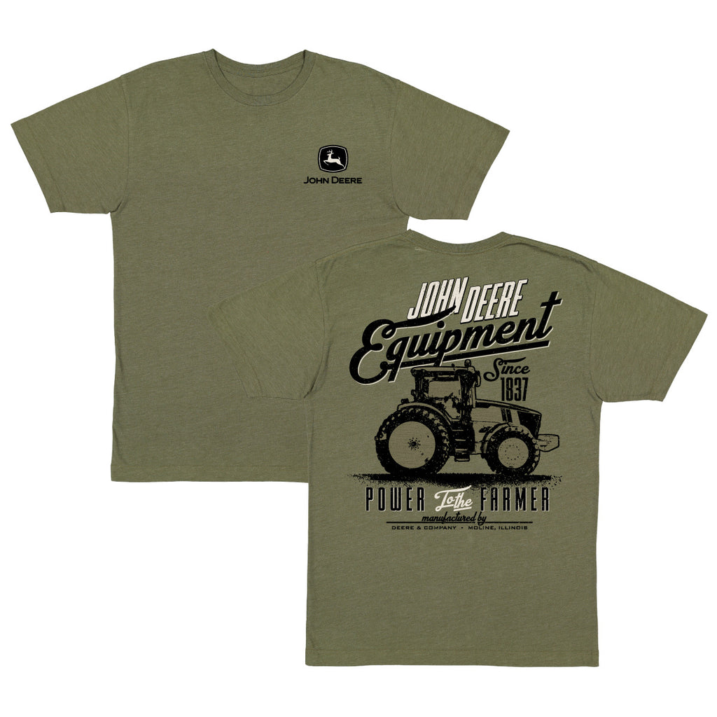 Mens OV Power To The Farmer SS Tee - mygreentoy.com