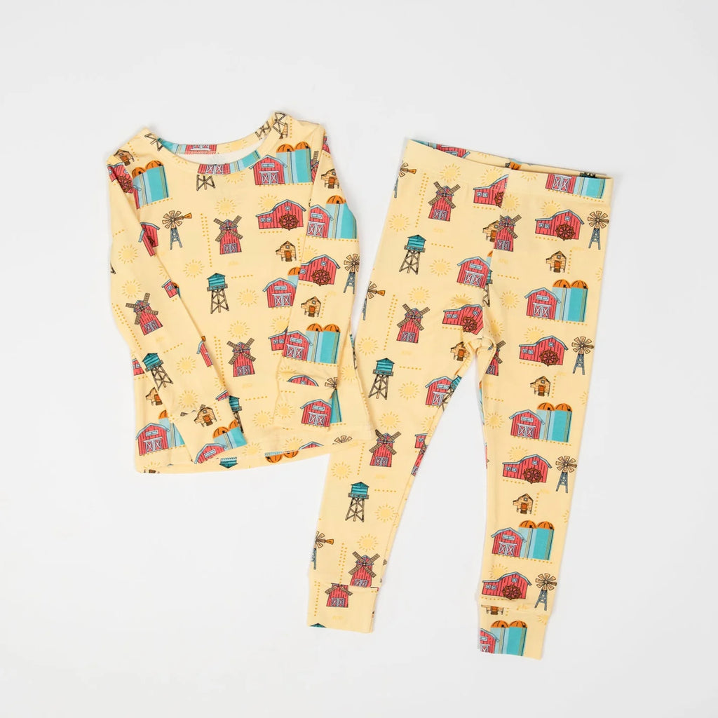 Sunny Farm Pajamas - mygreentoy.com