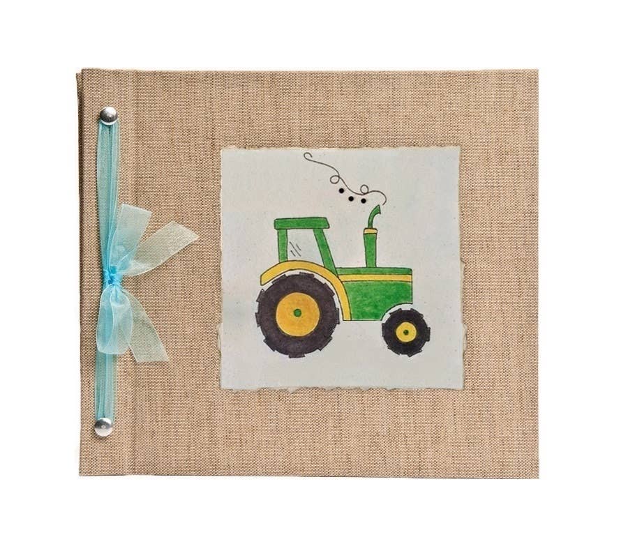 Tractor Baby Memory Book - mygreentoy.com