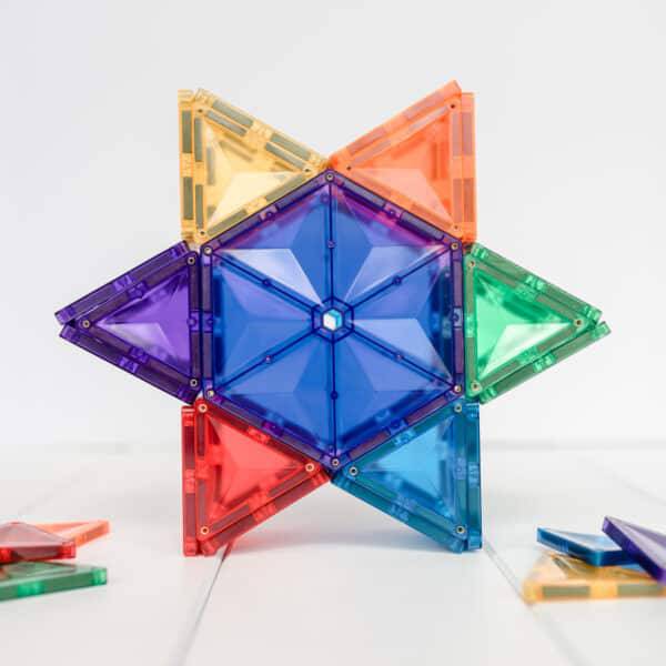 30 Piece Rainbow Geometry Pack - mygreentoy.com