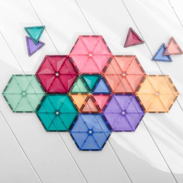 40 Piece Pastel Geometry Pack - mygreentoy.com