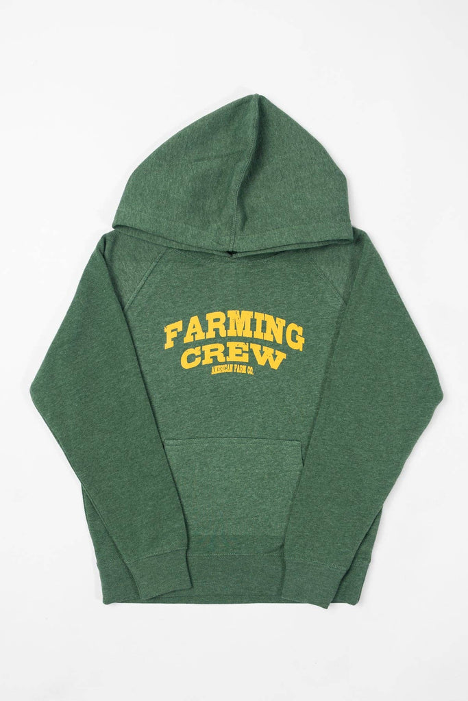 Western Green 'Farming Crew' Toddler/Youth Graphic Hoodie - mygreentoy.com