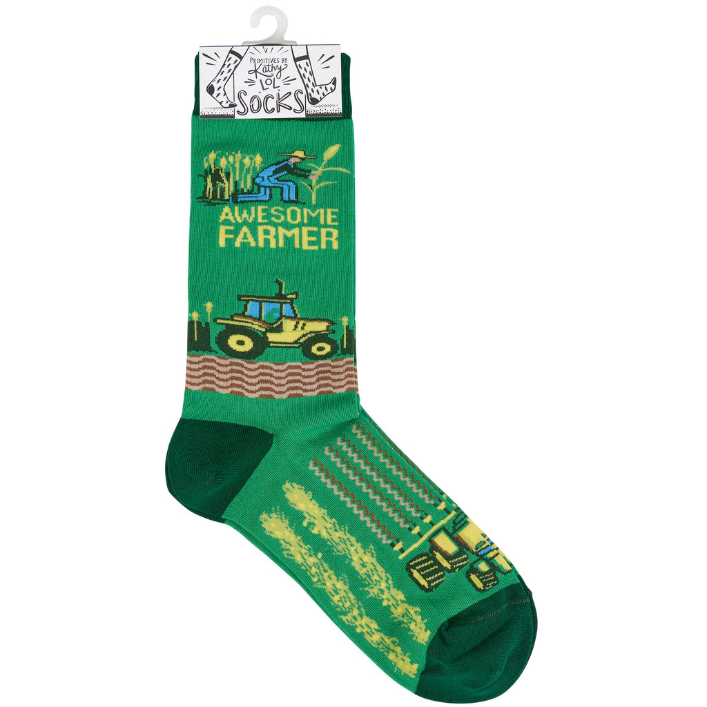 Awesome Farmer Socks - mygreentoy.com