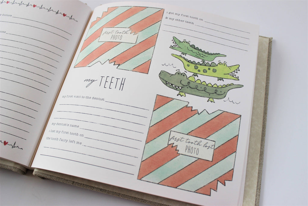 Tractor Baby Memory Book - mygreentoy.com