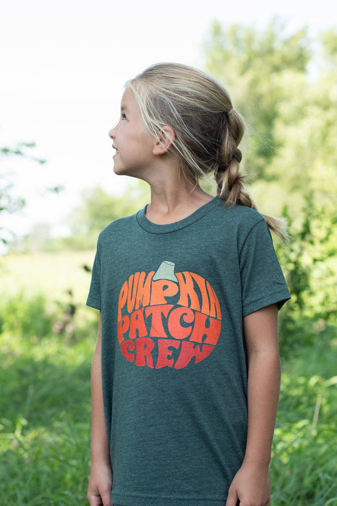 Fall Western 'Pumpkin Patch Crew' Youth Graphic Tee - mygreentoy.com