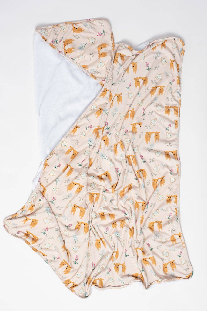 Jersey Calves Baby/Toddler Hooded Towel - mygreentoy.com