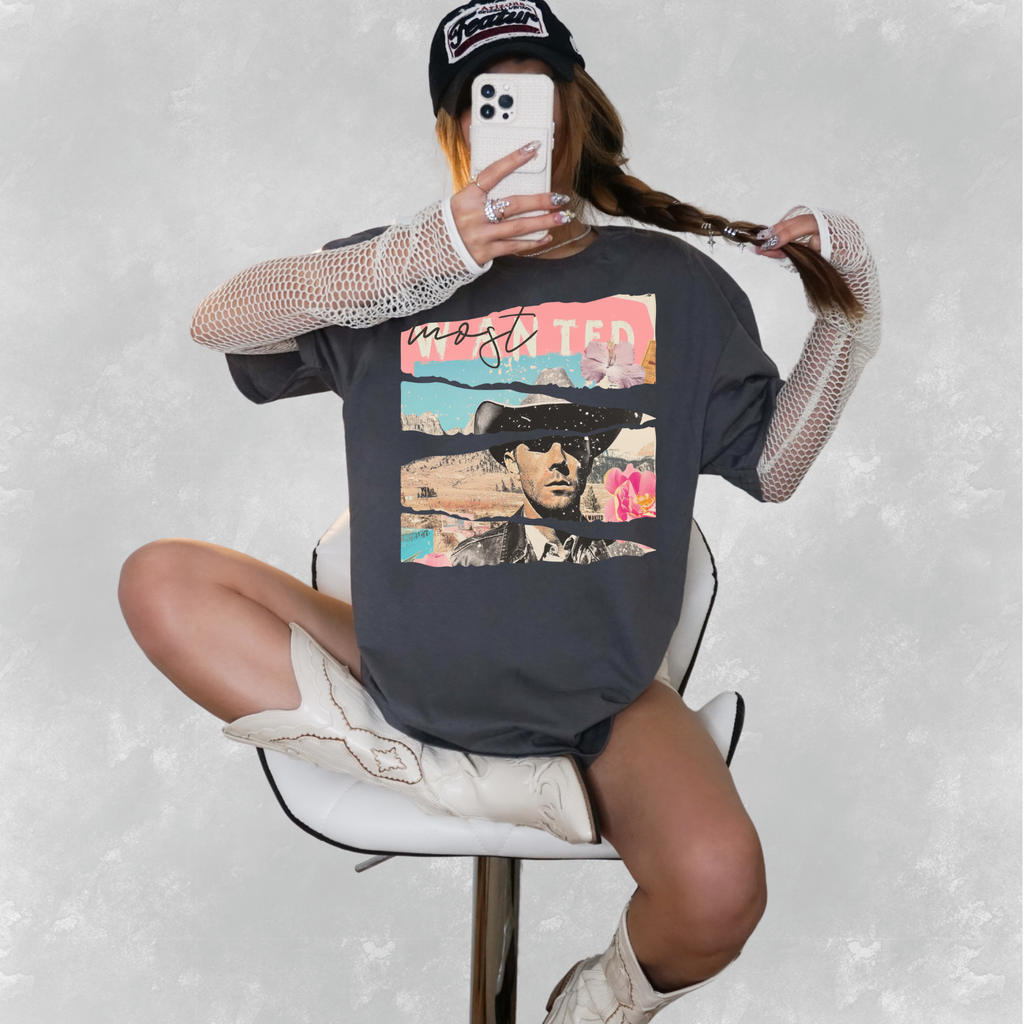 Most Wanted Retro Western Cowboy Sweatshirts & Tees - mygreentoy.com