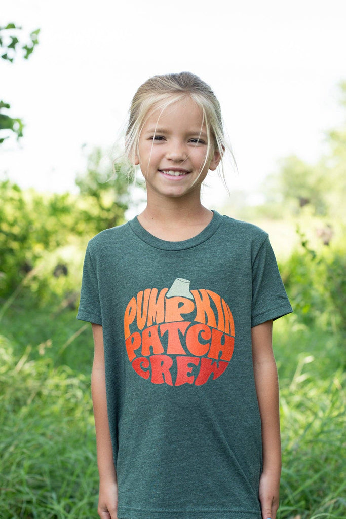 Fall Western 'Pumpkin Patch Crew' Youth Graphic Tee - mygreentoy.com