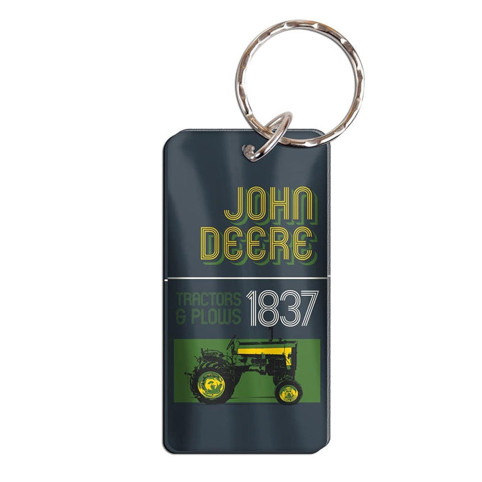 Black Tractor Key Ring