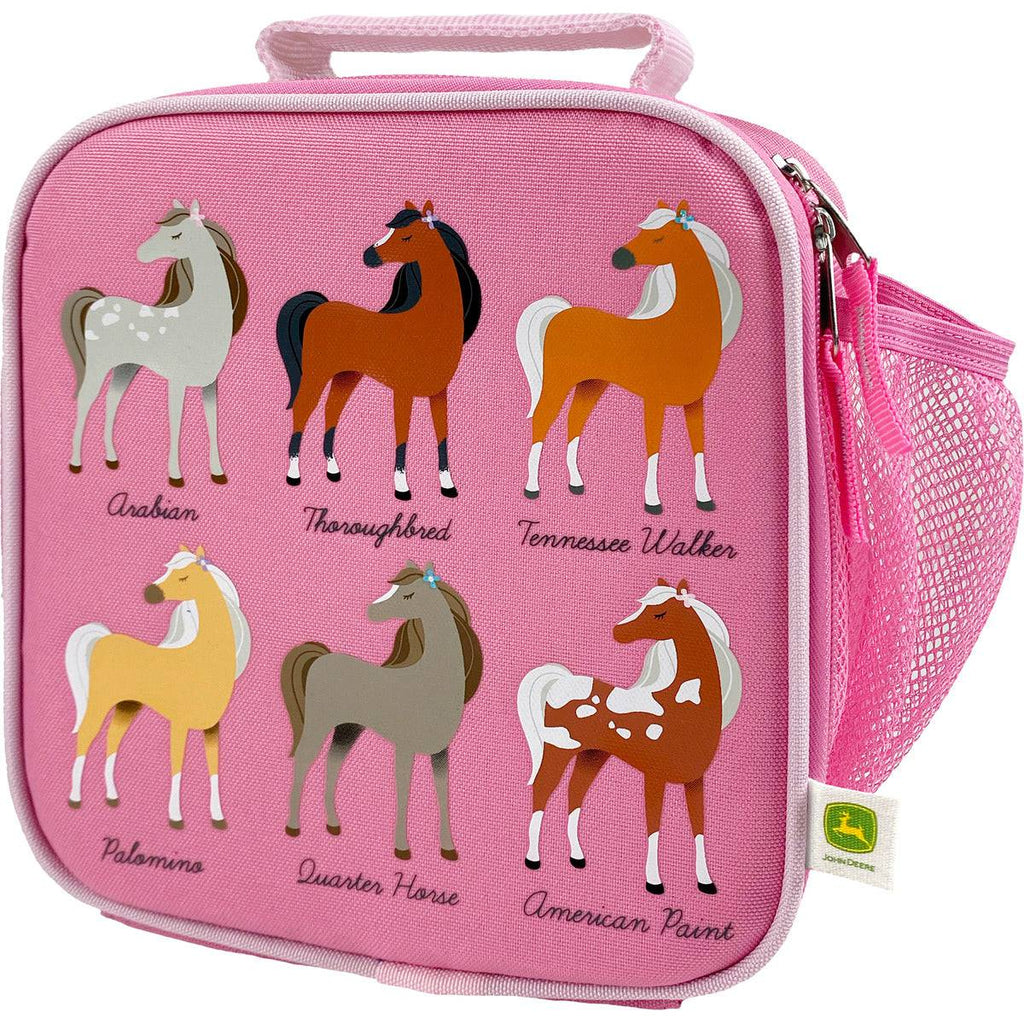 Child Girl Lunchbox Horses - mygreentoy.com