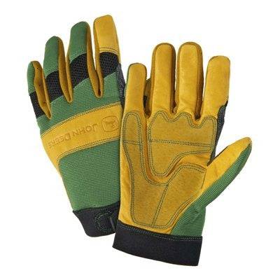 Cowhide Glove Spandex Back-Men - mygreentoy.com