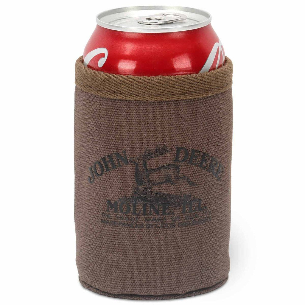 JD Logo Classic Canvas Can Cooler - mygreentoy.com