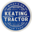 Keating/White Sticker Blue