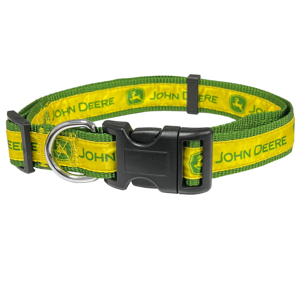 John Deere Satin Pet Collar - mygreentoy.com